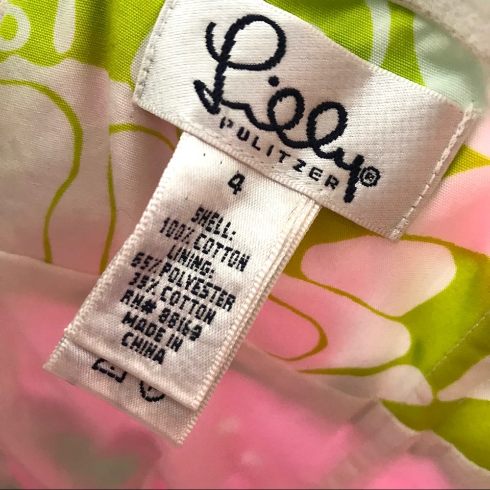 Lilly Pulitzer Paradise Patchwork Strapless Dress - image 5